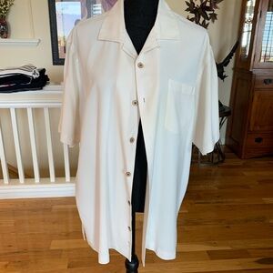 Tommy Bahama Cream Short Sleeve Shirt